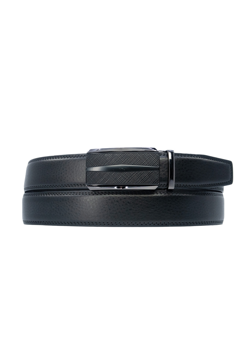 Wholesaler JCL - Automatic belt without holes in genuine cow leather 35mm width