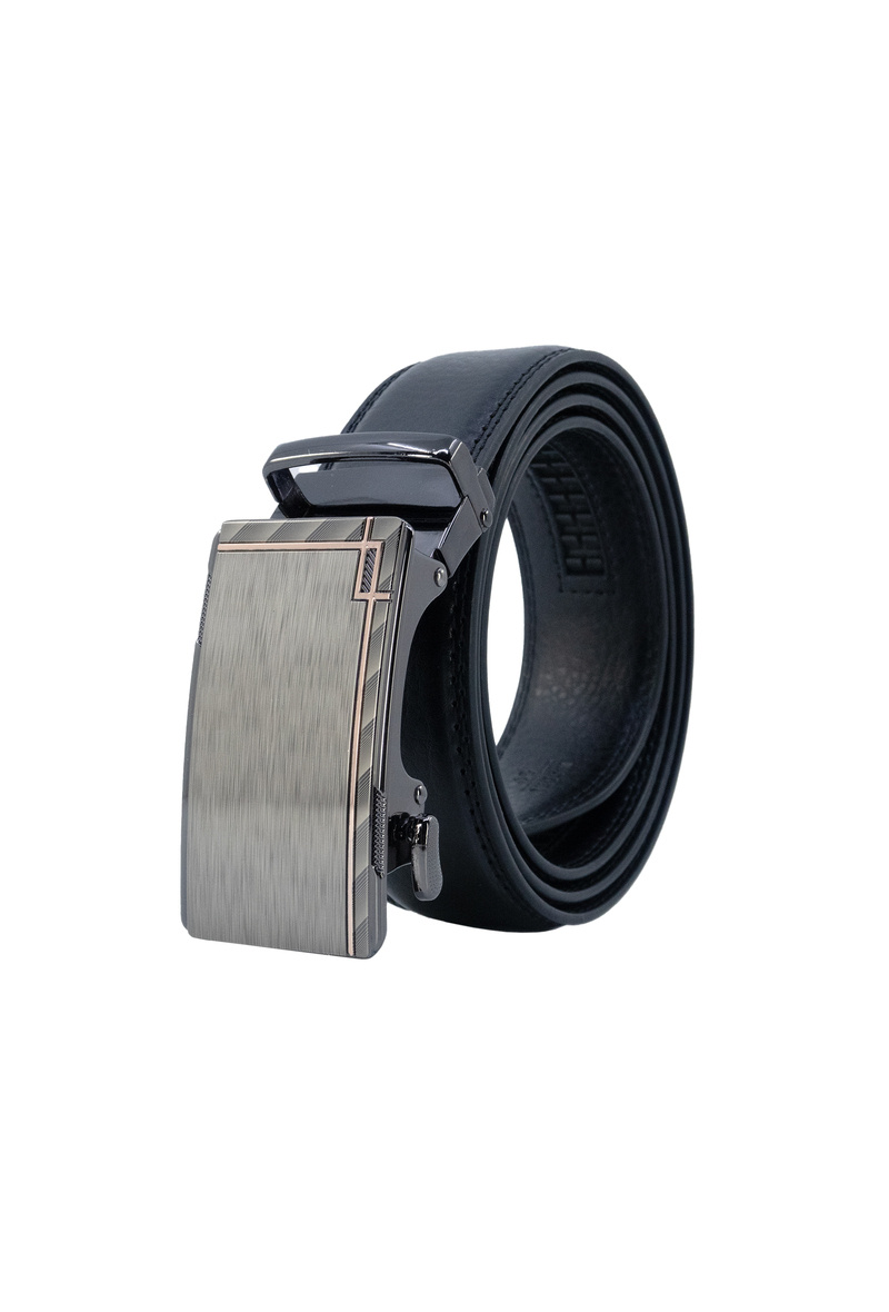 Wholesaler JCL - Automatic belt without holes in genuine cow leather 35mm width