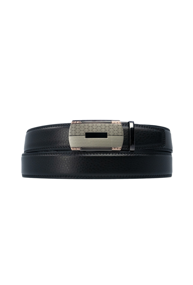 Wholesaler JCL - Automatic belt without holes in genuine cow leather 35mm width