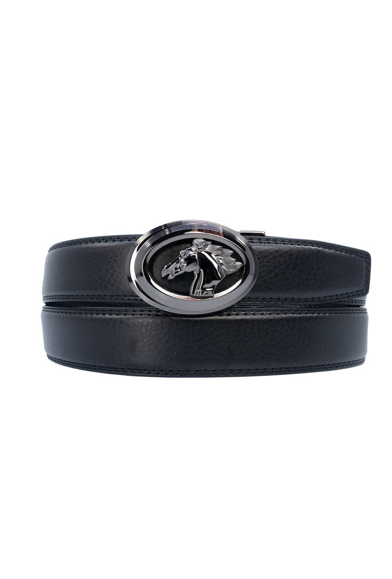 Wholesaler JCL - Automatic belt without holes in genuine cow leather 35mm width