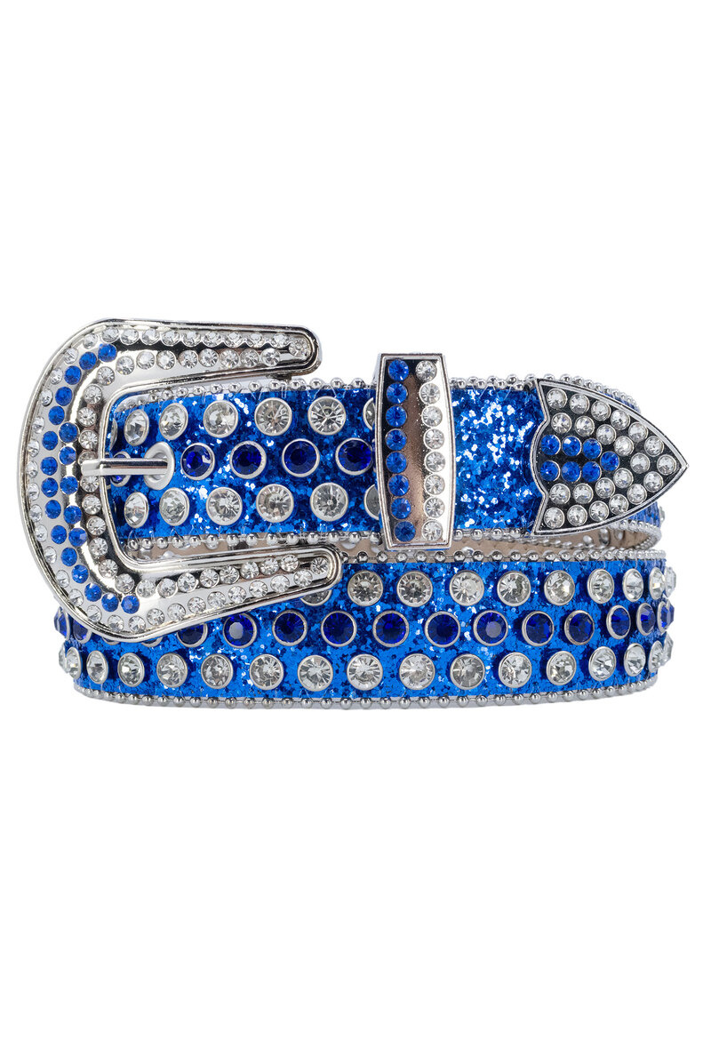 Wholesaler JCL - Belt with rhinestone buckle