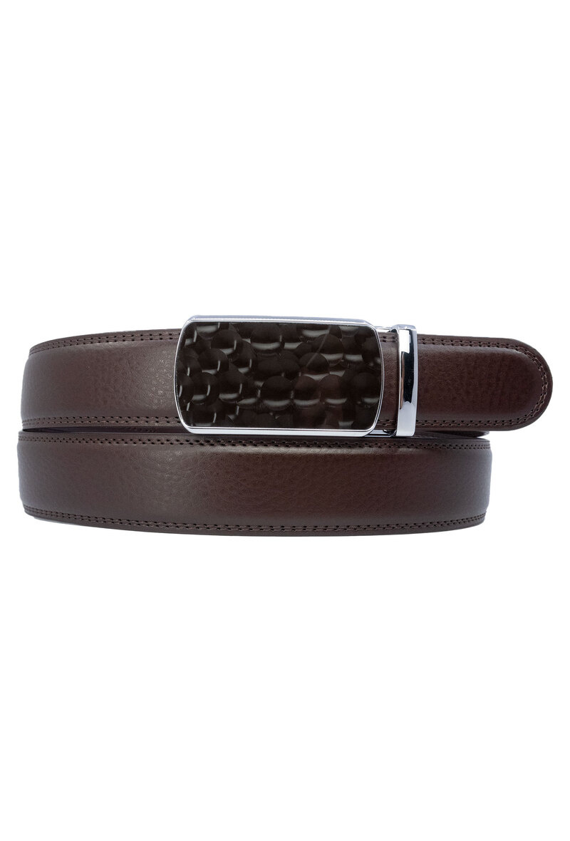 Wholesaler JCL - Automatic belt without holes in genuine cow leather 35mm width