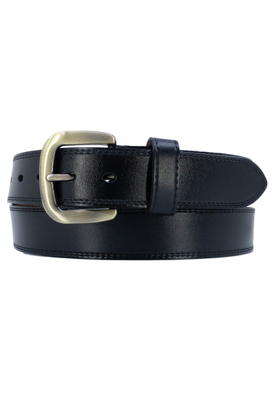 Grossiste JCL - Ceinture cuir pour jeans 4cm large boucle couleur laiton Grossiste JCL - Ceinture cuir pour jeans 4cm large boucle couleur laiton