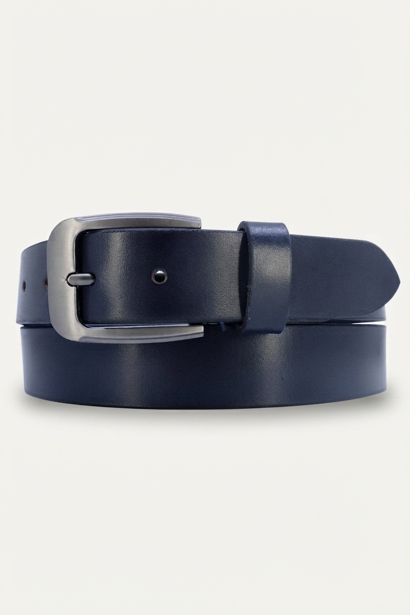 Grossiste JCL - Ceinture homme en croûte de cuir de vachette largeur 3,5 cm Fabriqué en Inde