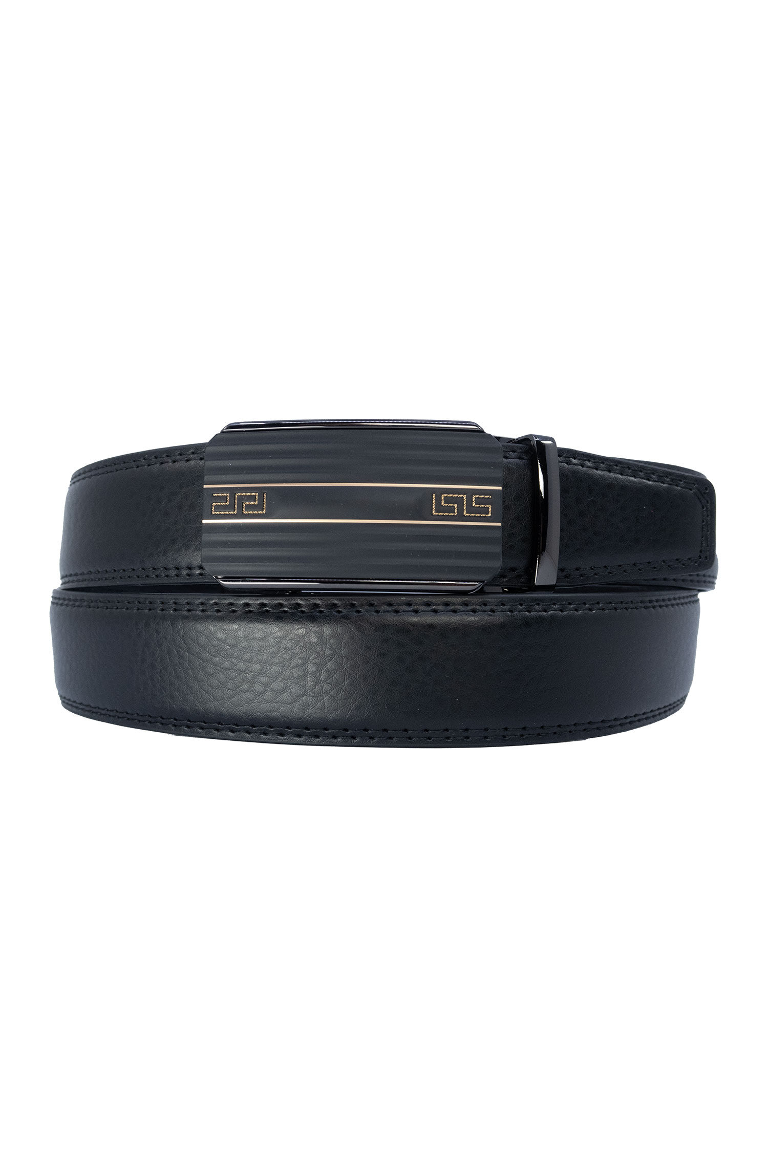 Grossiste JCL - Ceinture automatique sans trous croûte de cuir de vachette ajustable 35mm