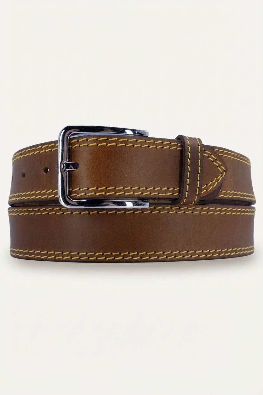 Grossiste JCL - Ceinture homme en cuir de buffle largeur 4 cm