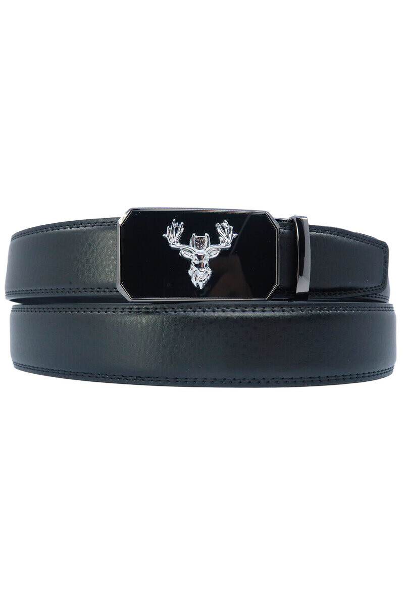 Wholesaler JCL - Automatic belt without holes in genuine cow leather 35mm width