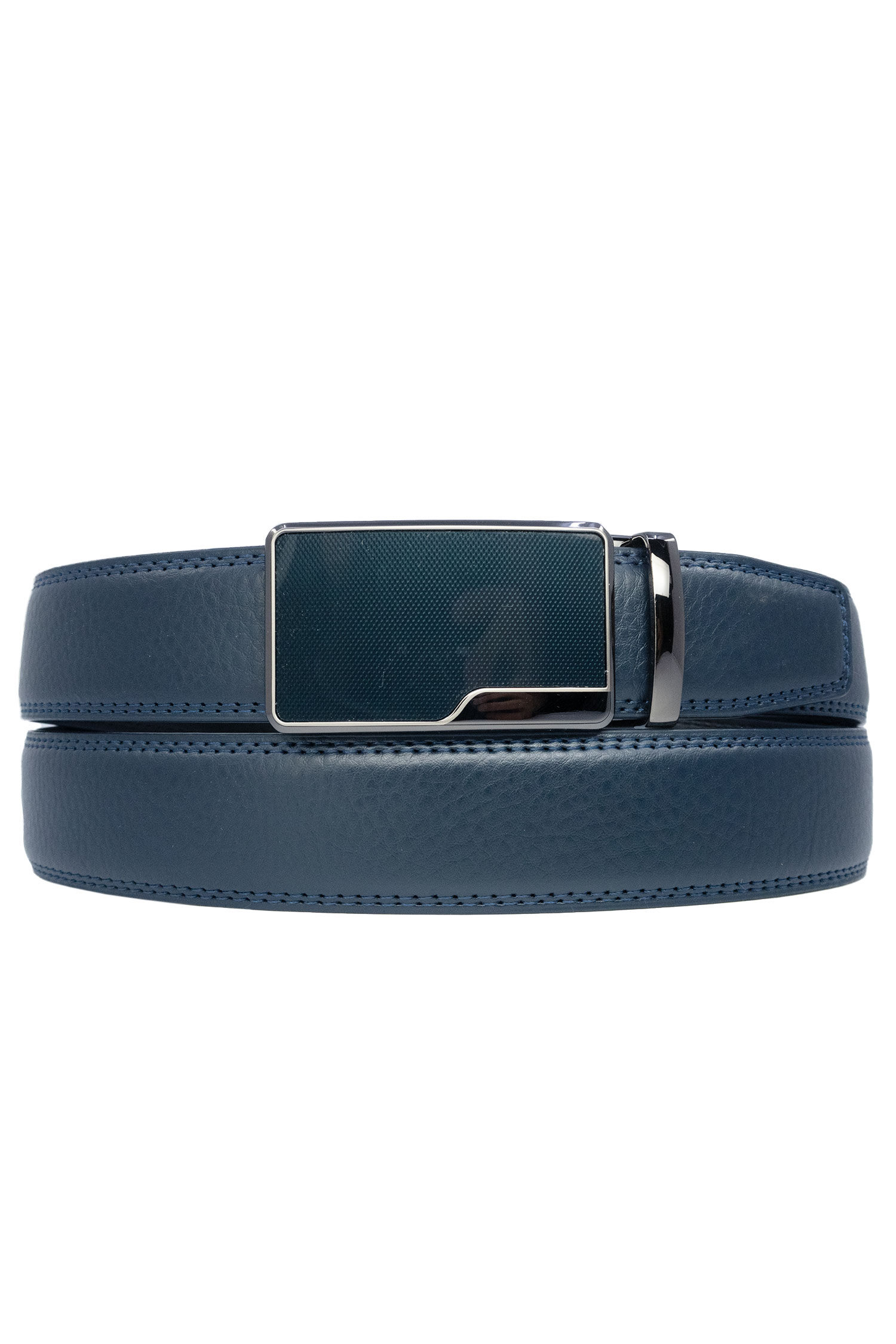 Grossiste JCL - Ceinture automatique sans trous croûte de cuir de vachette ajustable 35mm