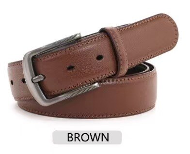 Grossista JERRY.AMY - Cintura da uomo in vera pelle, larghezza 4 cm