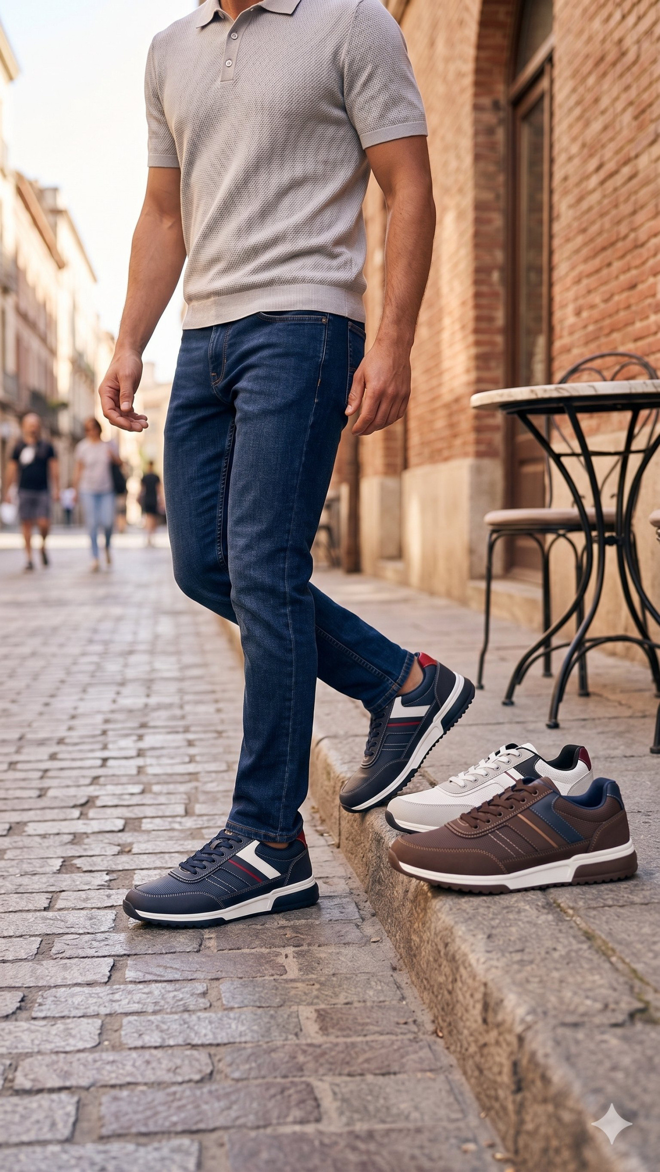 Grossista JM.DIAMANT - Sneakers basse dallo stile urbano