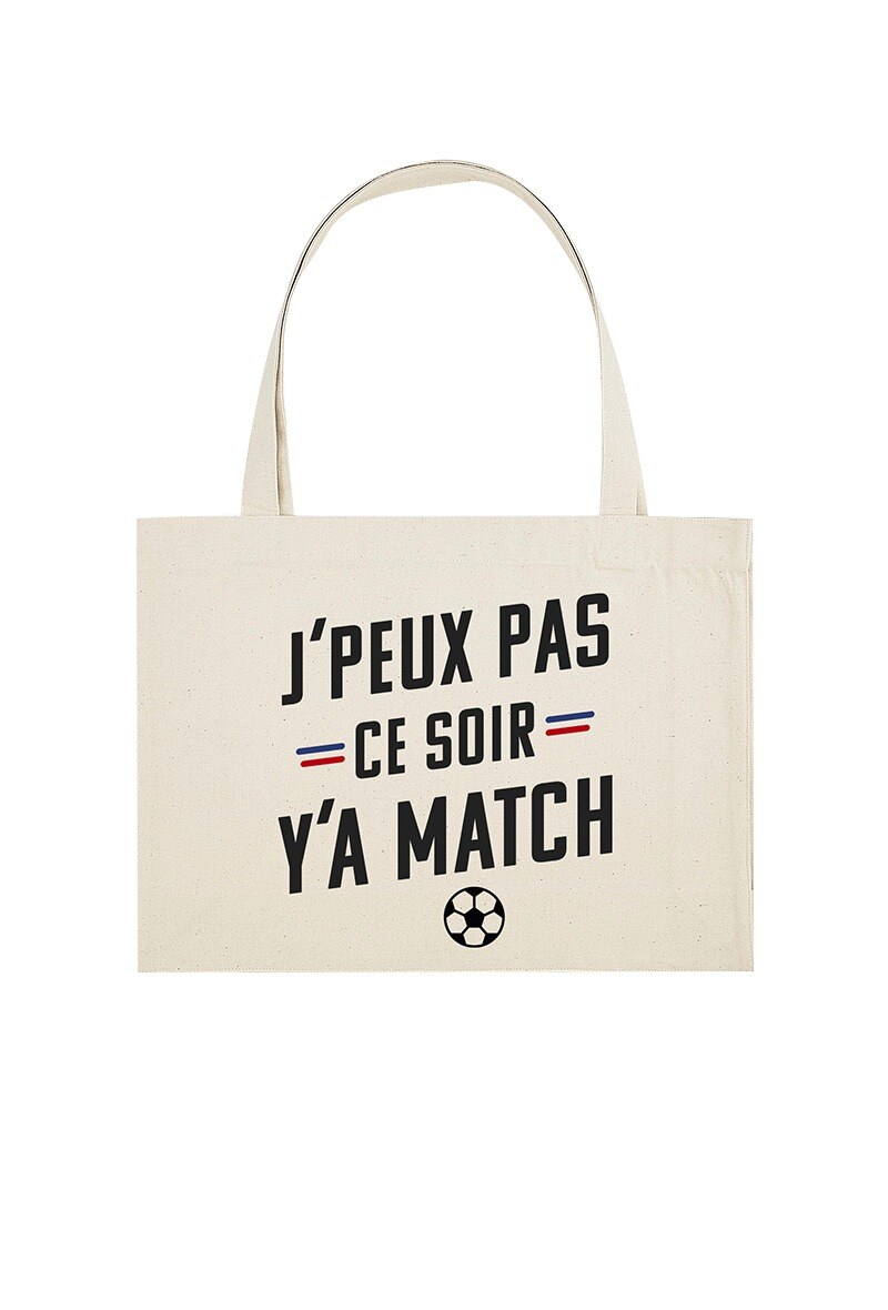 Mayorista Kapsul - Totebag Hombre - No puedo esta noche, hay un partido