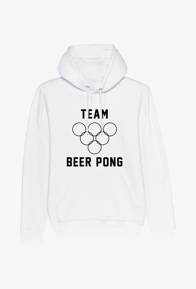 Wholesaler Kapsul - Sweat Blanc  - Team Beer Pong