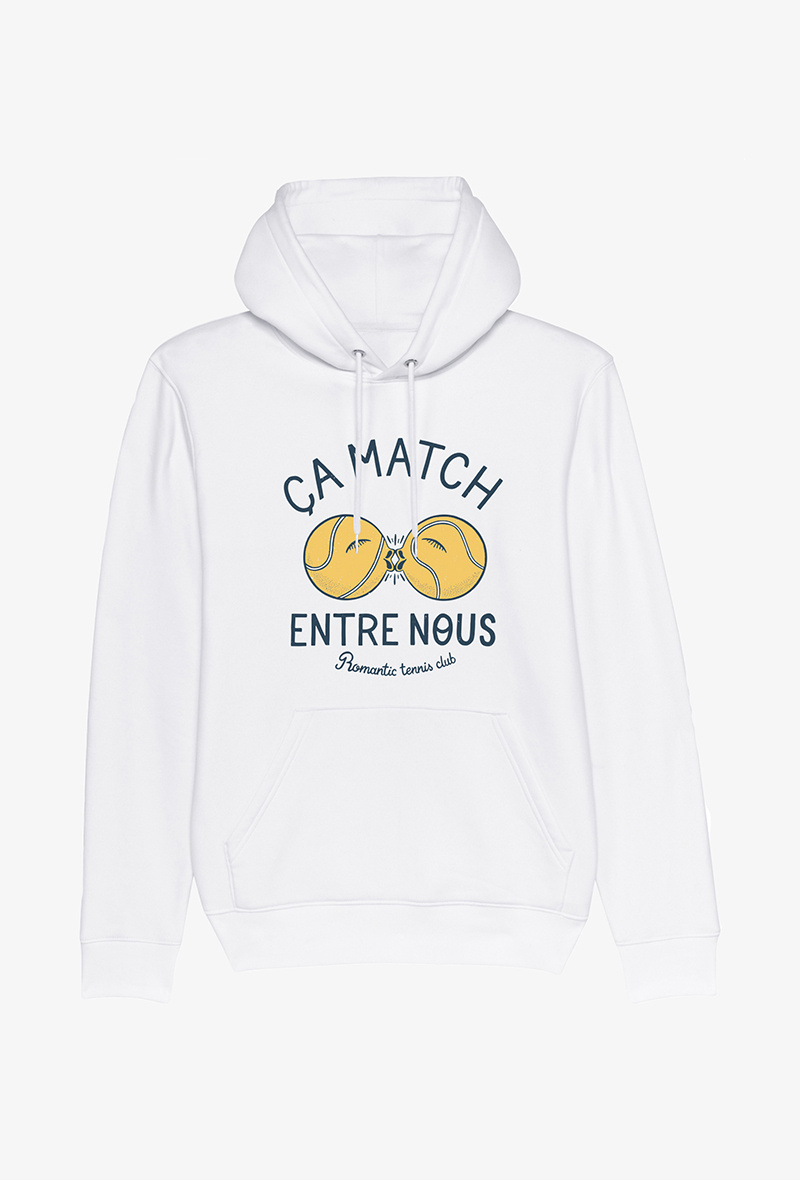 Wholesaler Kapsul - Sweat Blanc  - Ca match entre nous