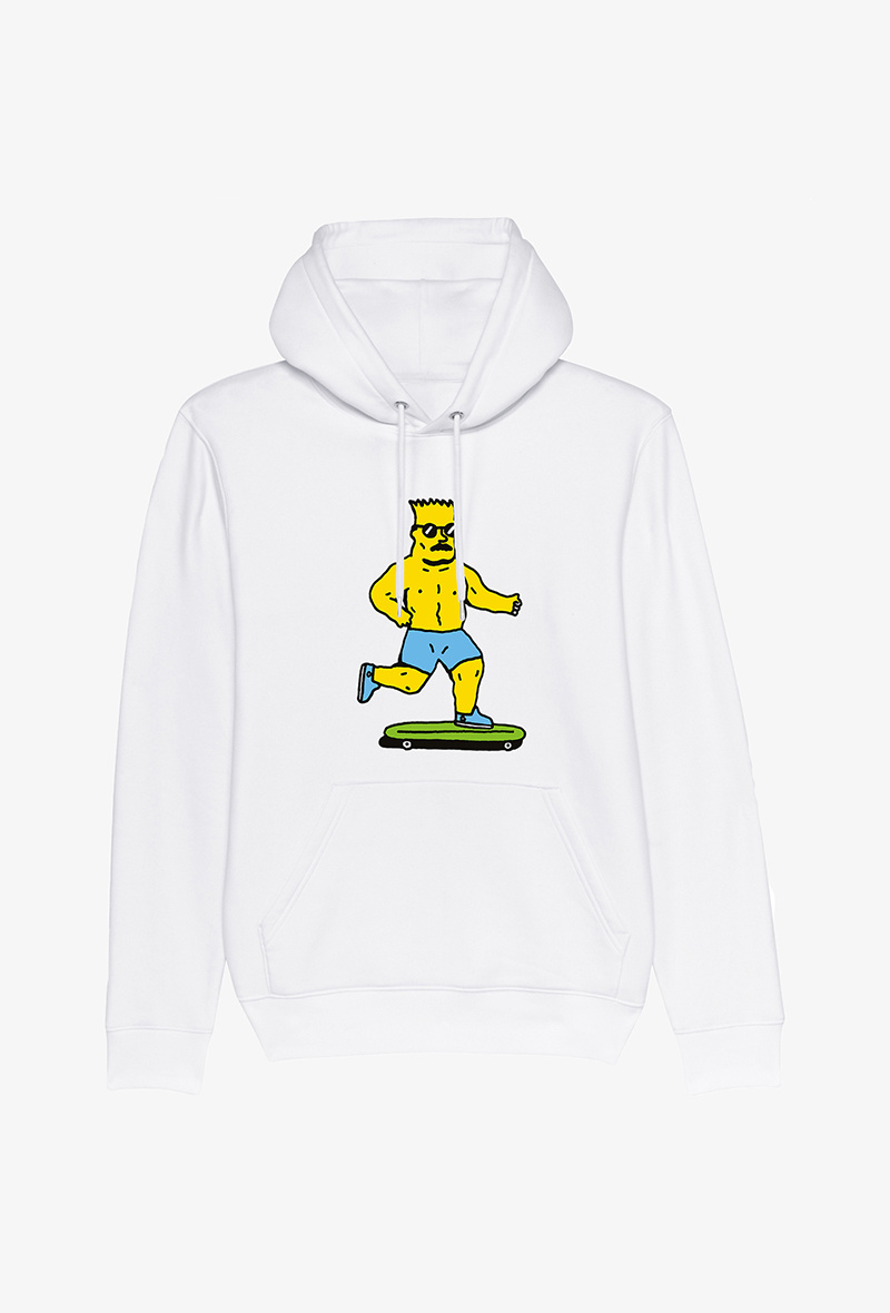 Wholesaler Kapsul - Sweat Blanc  - Skate