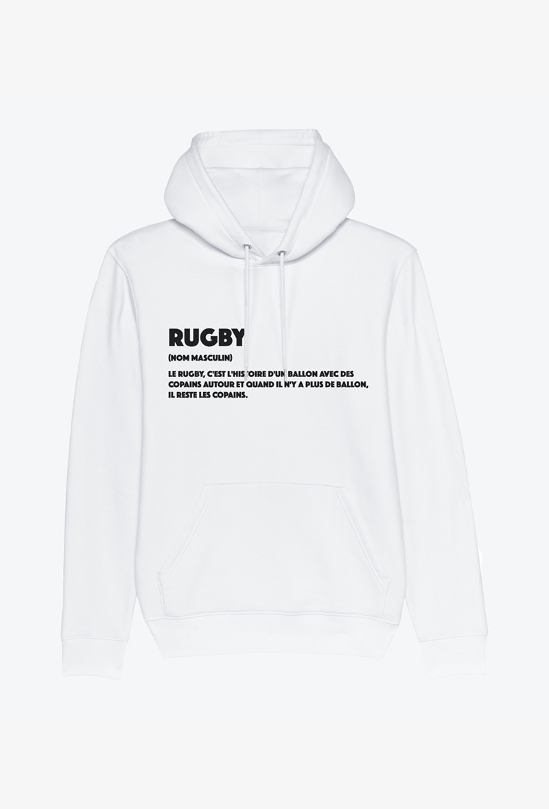 Wholesaler Kapsul - Sweat Blanc  - Rugby