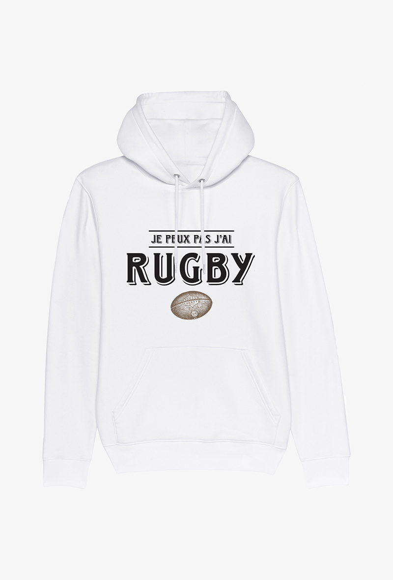 Wholesaler Kapsul - Sweat Blanc  - Je peux pas j'ai rugby