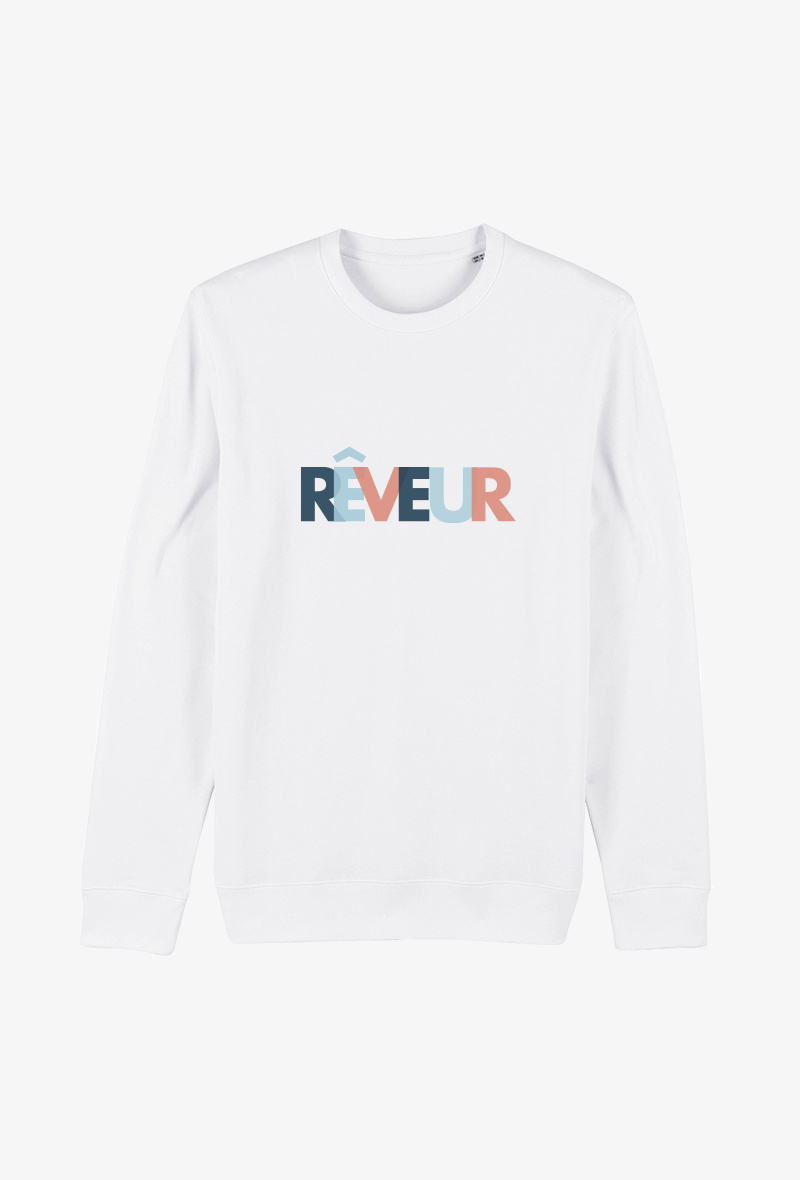 Mayorista Kapsul - Sudadera de adulto blanco - Soñador