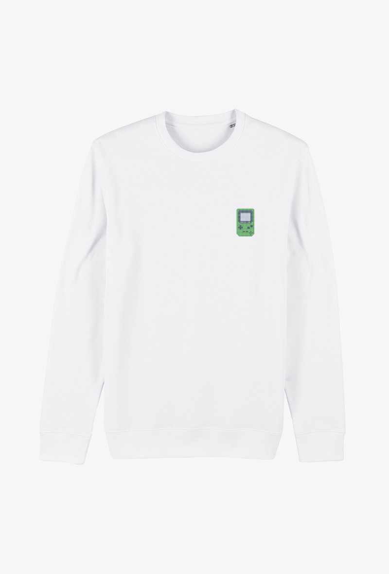Großhändler Kapsul - Erwachsenen-Sweatshirt Weiß - Gameboy
