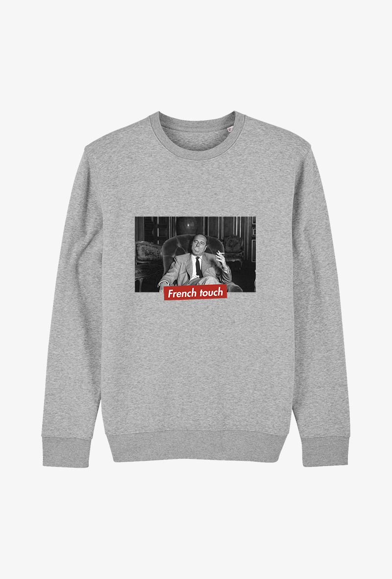 Mayorista Kapsul - Sudadera de adulto gris - Toque francés