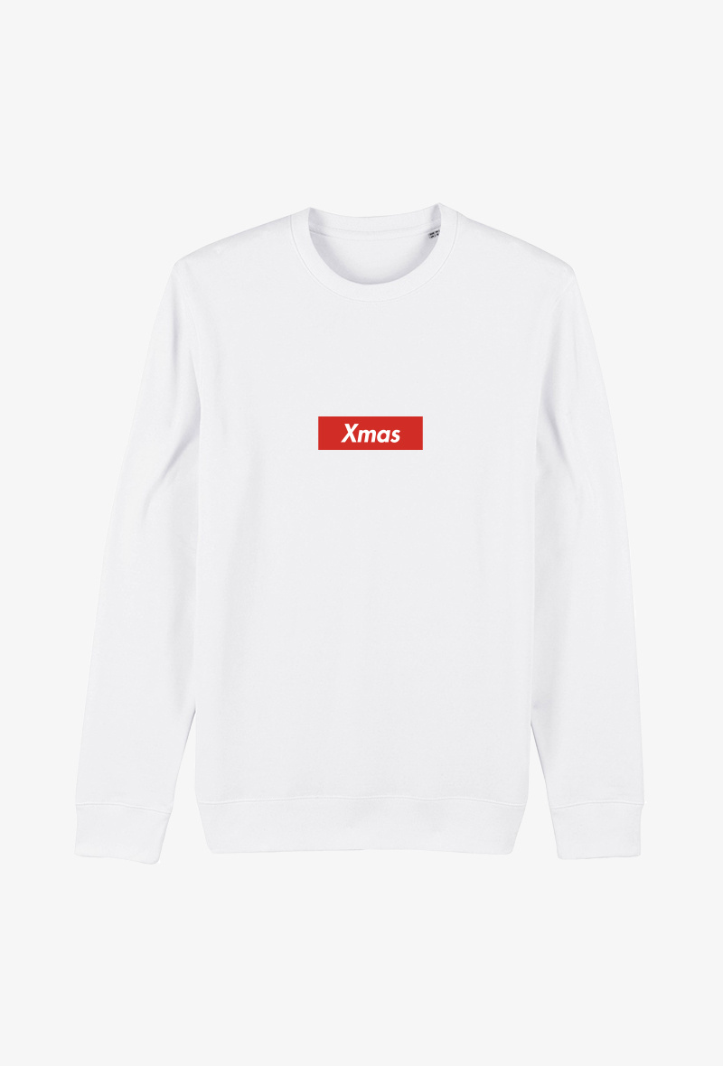 Grossista Kapsul - Felpa Adulto Bianco - Xmas