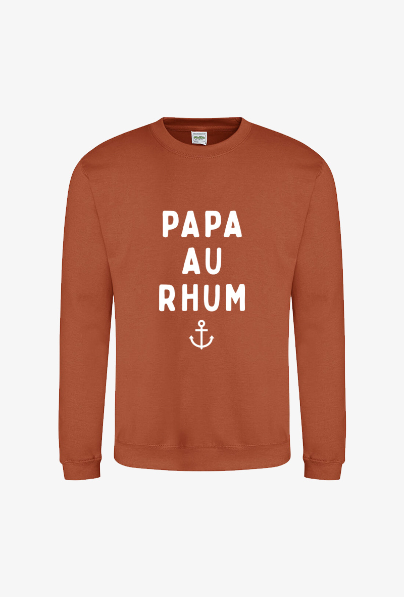 Großhändler Kapsul - Erwachsenen-Sweatshirt - Papa mit Rum