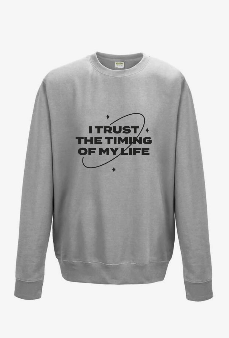 Wholesaler Kapsul - Sweat Adulte I - I trust the timing of my life