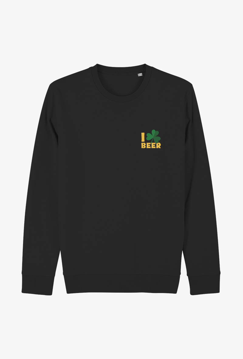 Grossiste Kapsul - Sweat Adulte Unisexe I - Fête de la St-Patrick - I love beer