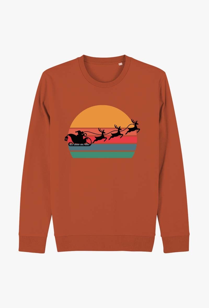 Grossista Kapsul - Felpa per adulti - Tramonto Santaclaus