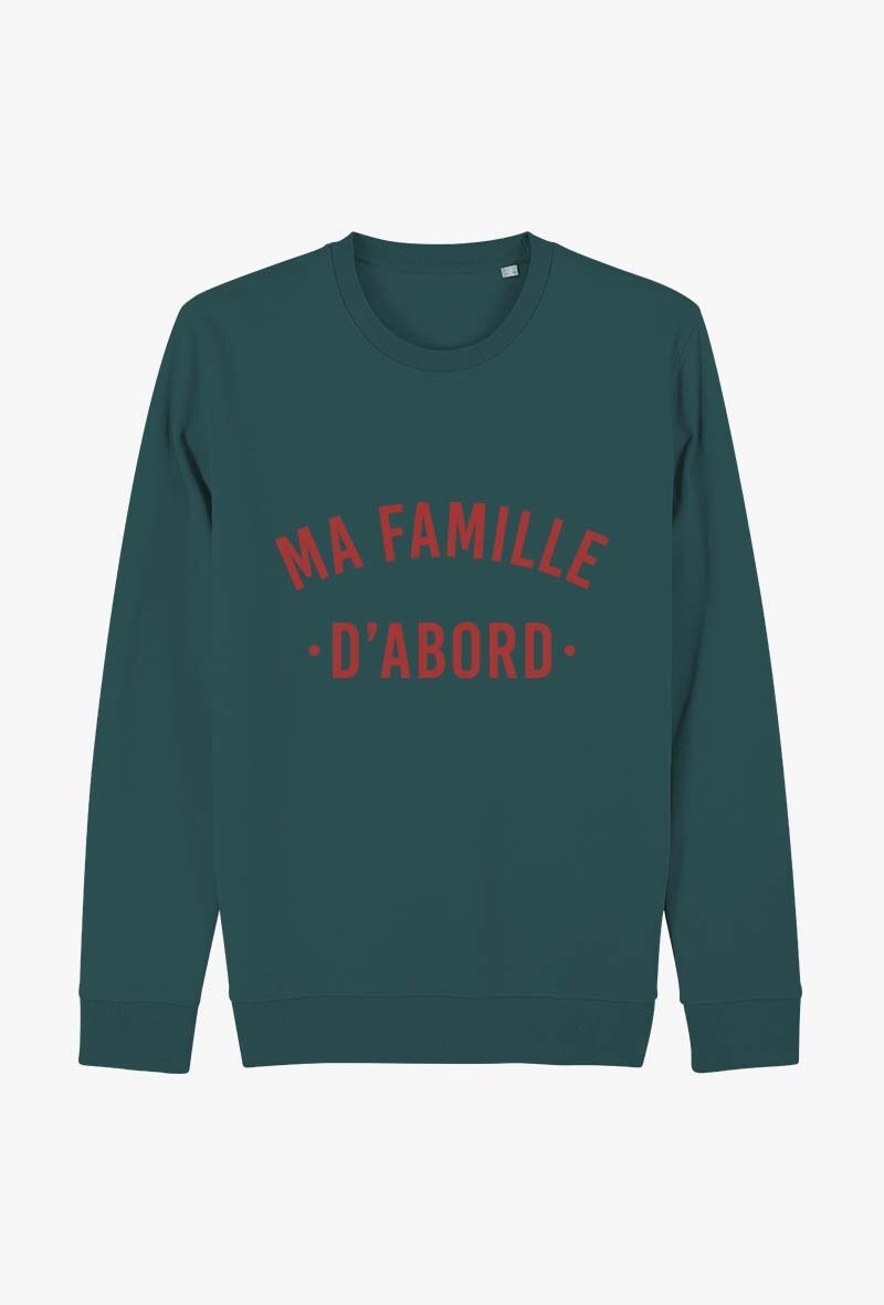 Grossiste Kapsul - Sweatshirt adulte - Ma famille d'abord