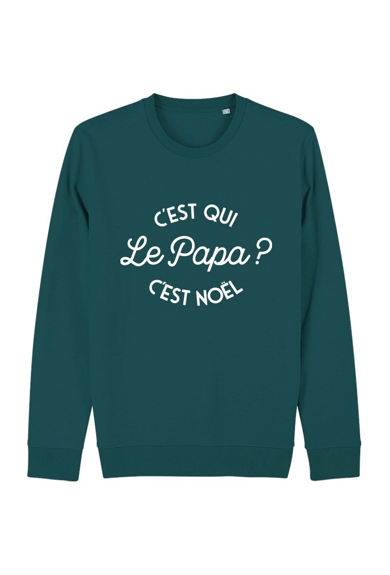 Großhändler Kapsul - Erwachsenen-Sweatshirt - Wer ist der Papa, es ist Weihnachten
