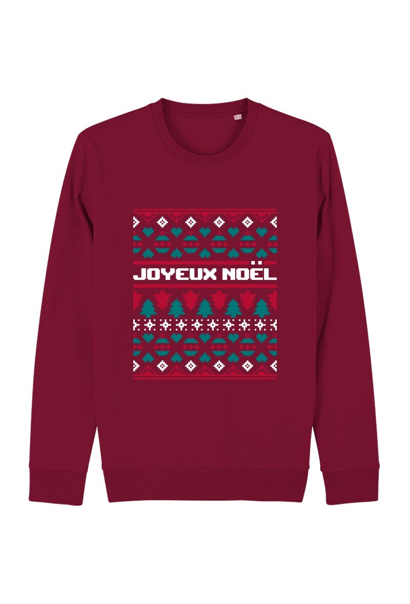 Großhändler Kapsul - Erwachsenen-Sweatshirt - Frohe Weihnachten Muster Weihnachten