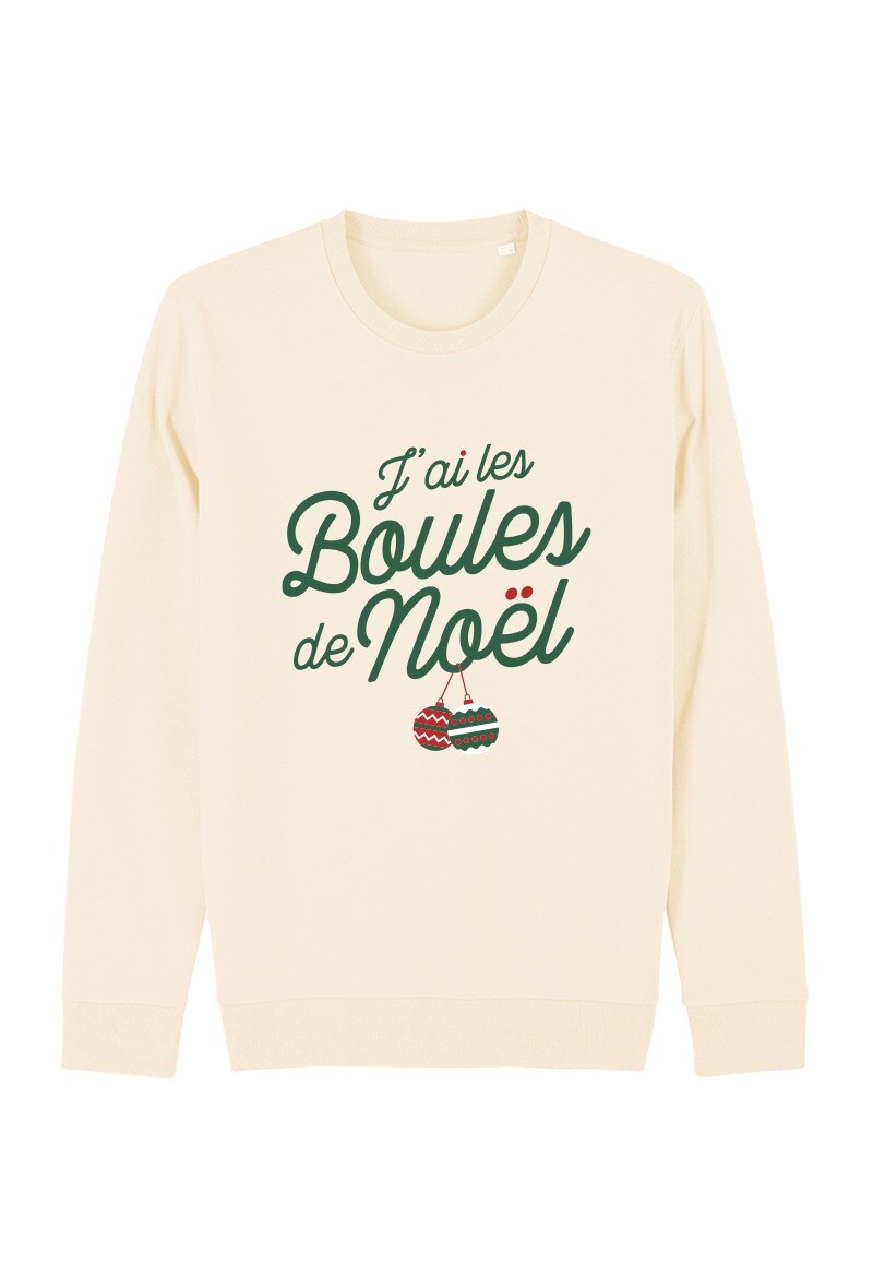 Großhändler Kapsul - Erwachsenen-Sweatshirt - Ich habe Weihnachtskugeln.