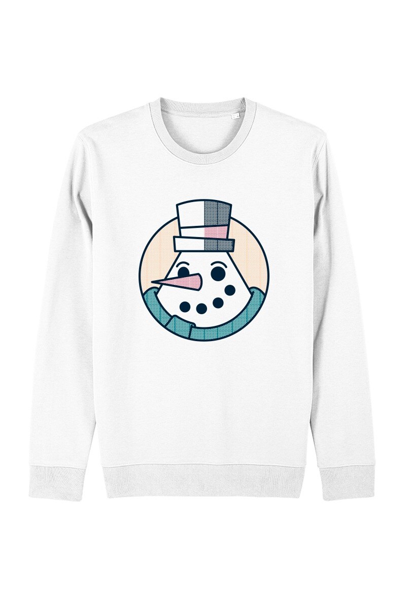 Großhändler Kapsul - Erwachsenen-Sweatshirt - Schneemann-Punkte