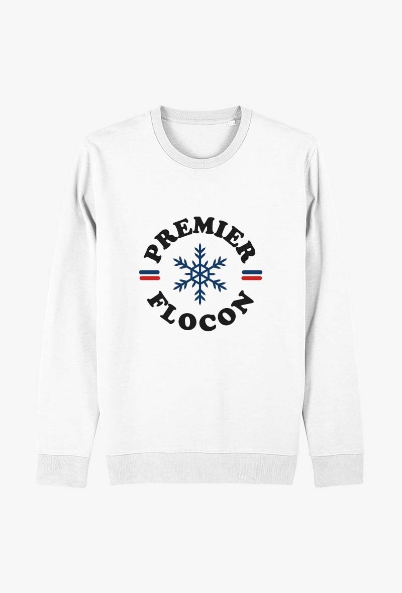 Großhändler Kapsul - Erwachsenen-Sweatshirt - Erste Schneeflocke.
