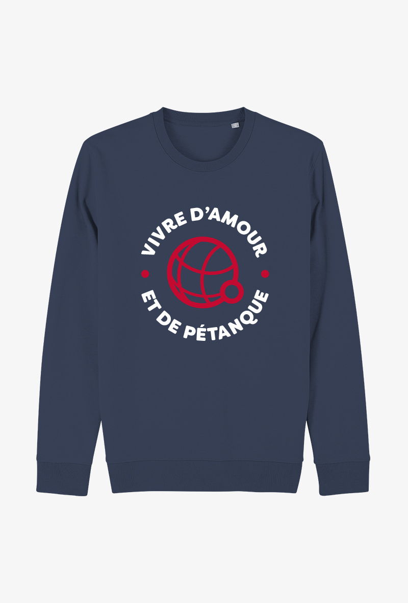 Großhändler Kapsul - Erwachsenen-Sweatshirt I - Leben von Liebe und Boule.