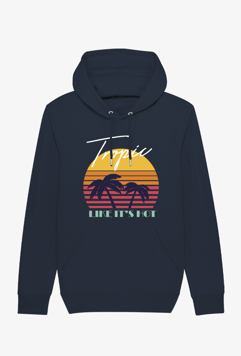 Wholesaler Kapsul - Hoodie adulte - Tropic like it's hot retro