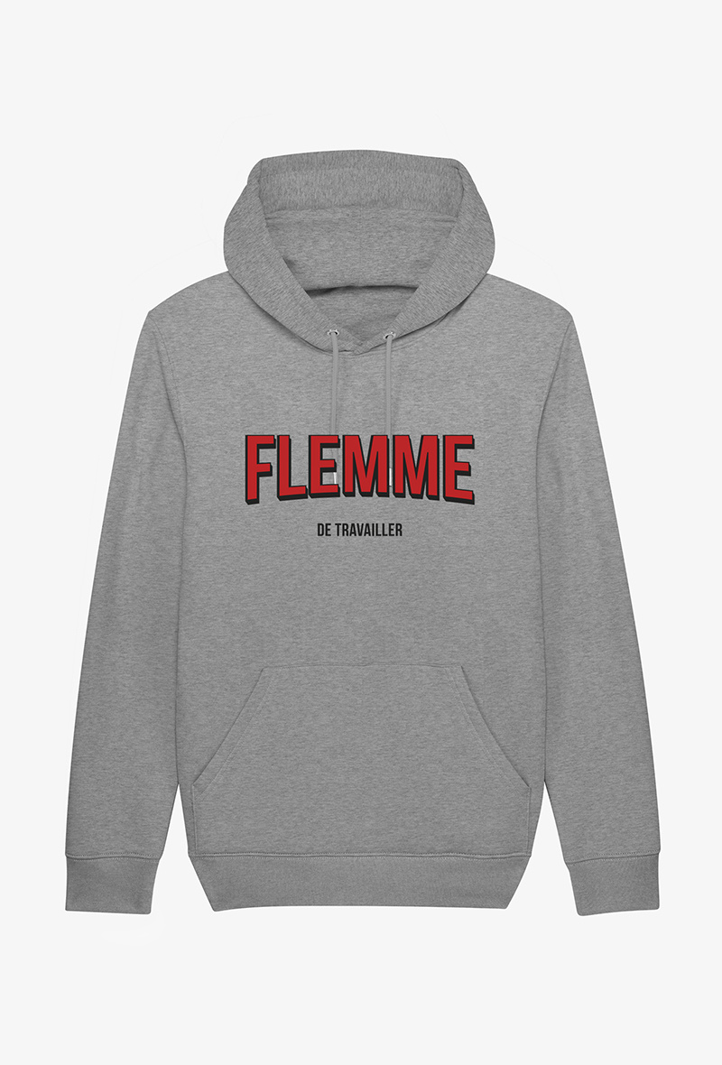 Grossiste Kapsul - Hoodie adulte - Flemme de travailler