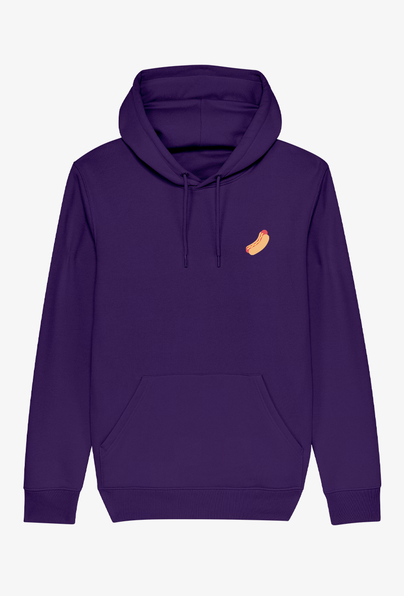 Großhändler Kapsul - Erwachsenen-Hoodie - Hotdog-Herz