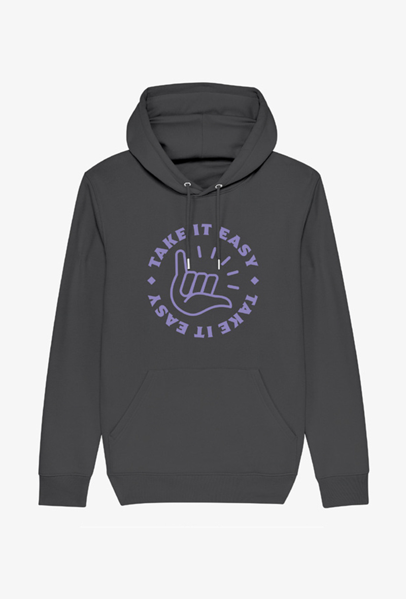 Großhändler Kapsul - Unisex Erwachsenen Hoodie - Nimm es leicht