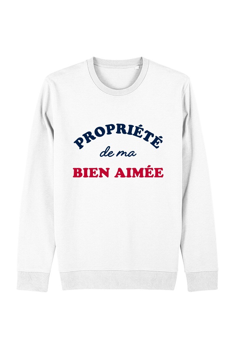 Grossiste Kapsul - Sweatshirt adulte - Propriété de ma bien aimée