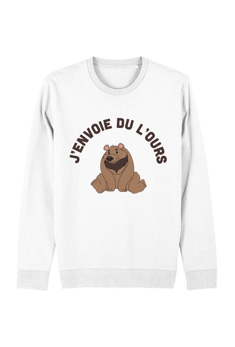 Grossiste Kapsul - Sweatshirt adulte - J'envoie du l'ours