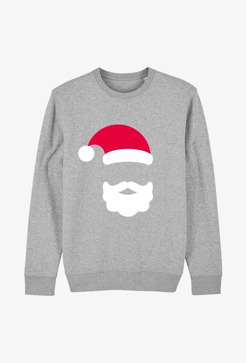 Grossista Kapsul - Felpa uomo adulto - Cappello barba Babbo Natale