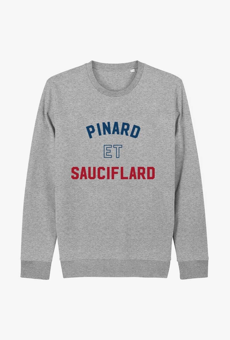 Großhändler Kapsul - Erwachsenen-Sweatshirt für Männer - Wein und Wurst