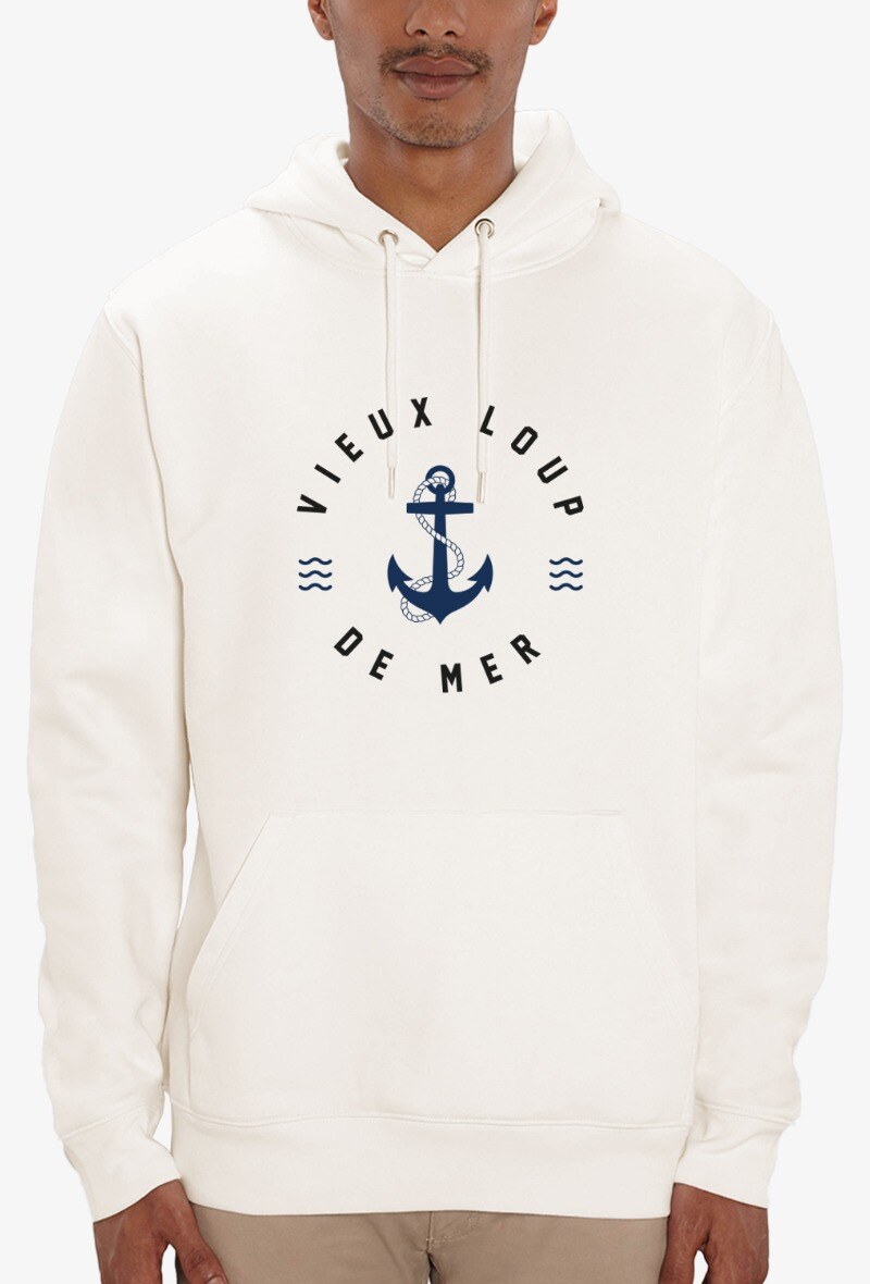 Mayorista Kapsul - Sudadera con capucha para adultos Hombre - Viejo lobo de mar