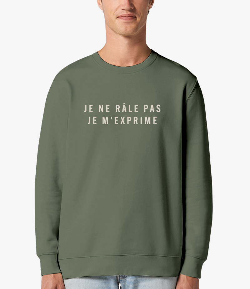 Wholesaler Kapsul - Sweat homme - Je ne râle pas, je m'exprime