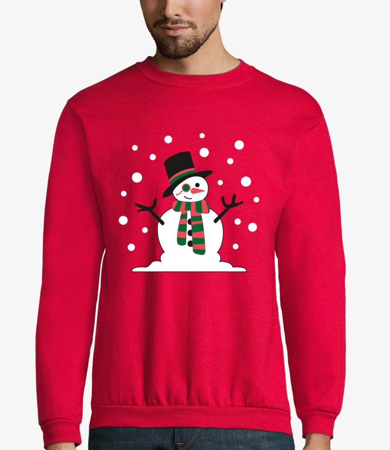 Wholesaler Kapsul - Sweat homme - Bonhomme de neige lunette