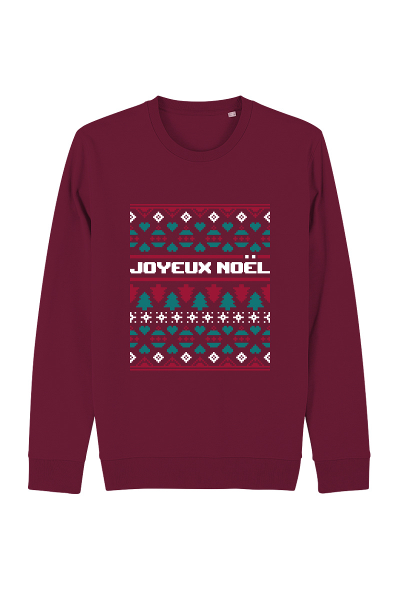 Wholesaler Kapsul - Sweat unisexe - Joyeux Noël pattern