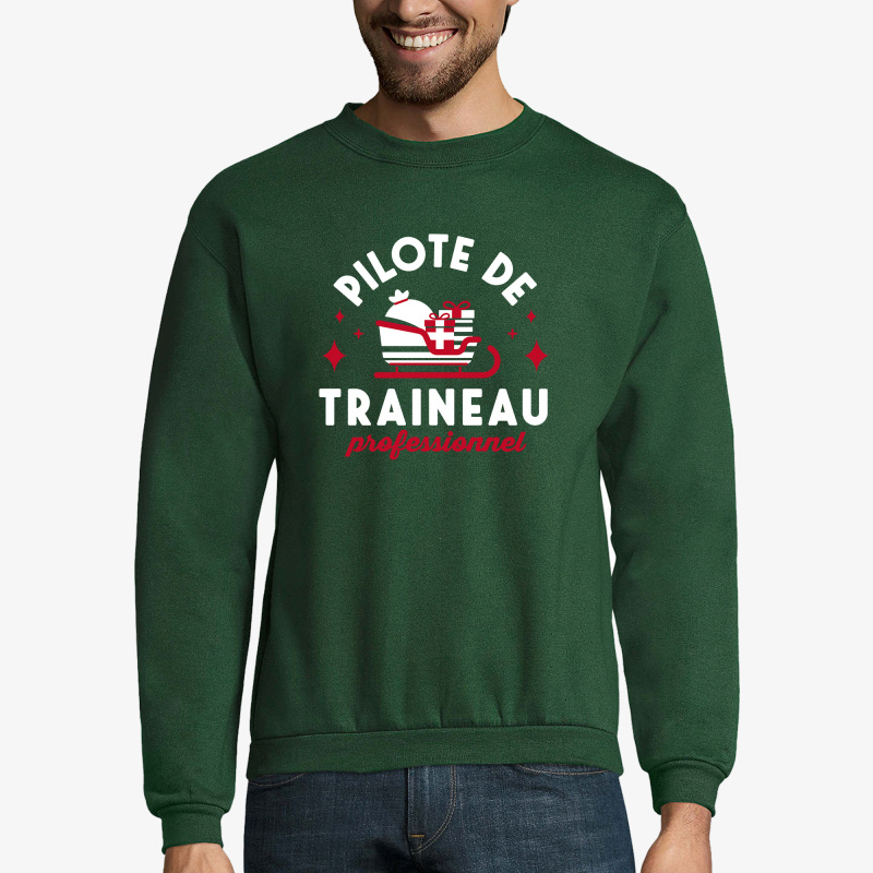 Mayorista Kapsul - Sudadera hombre - Piloto de trineo profesional