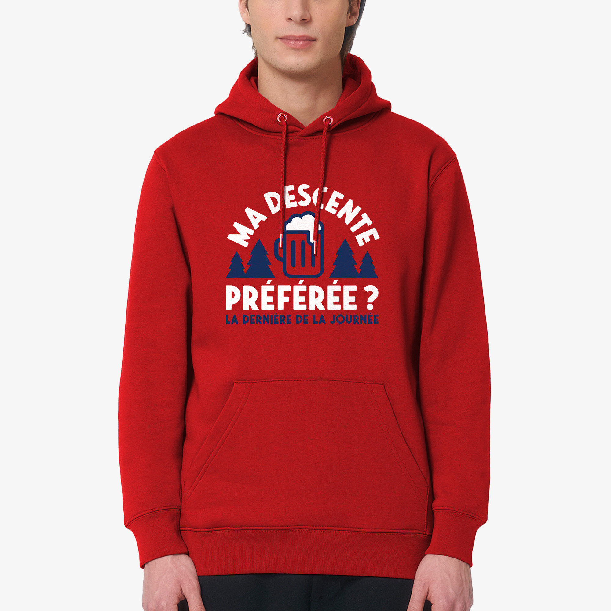 Grossiste Kapsul - Sweat homme - Ma descente préférée ? La dernière de la journée