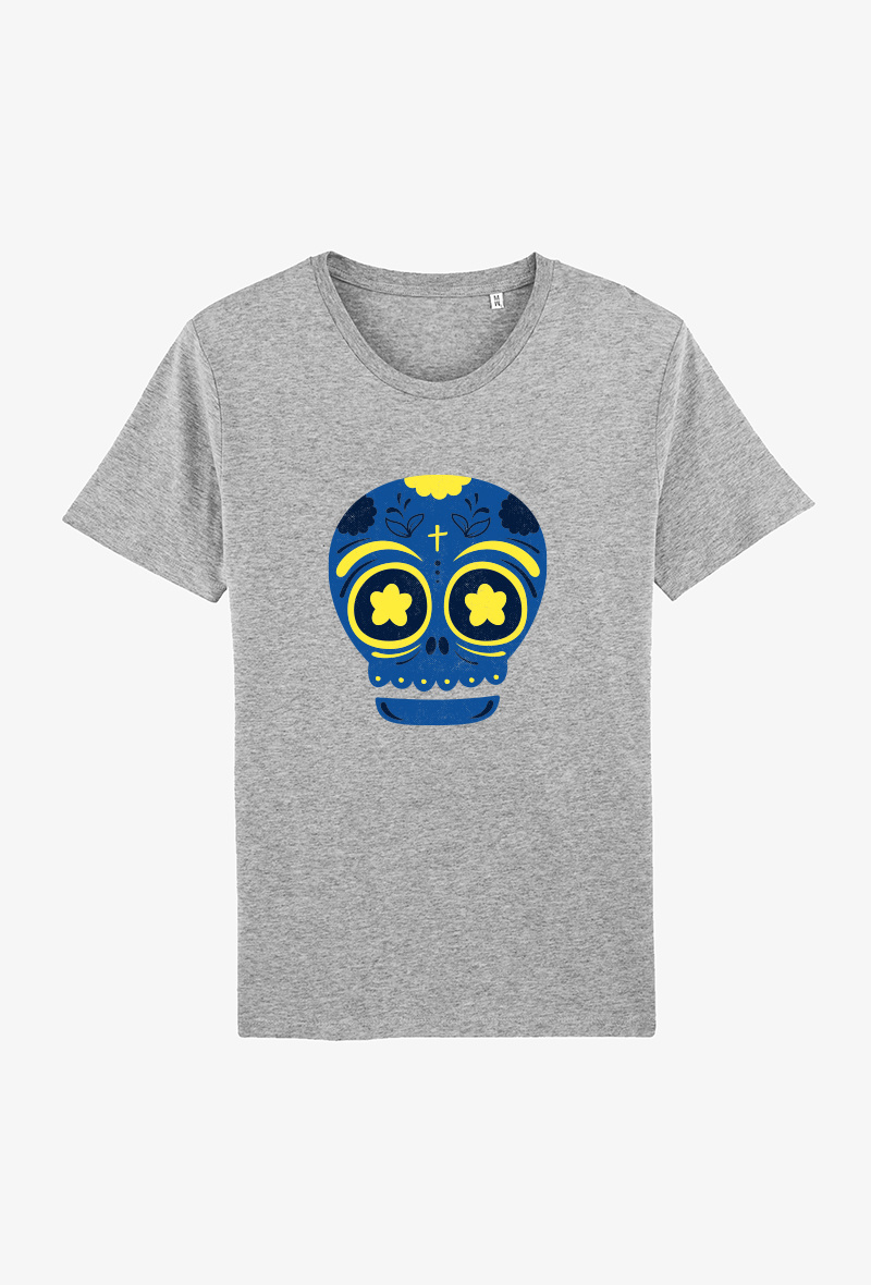 Wholesaler Kapsul - T-Shirt adulte Gris - CALAVERA 2